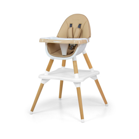 MILLY MALLY Krzesełko 3755 do karmienia 2w1 Malmo Beige