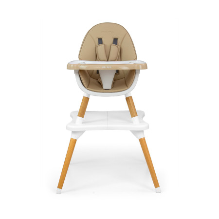 MILLY MALLY Krzesełko 3755 do karmienia 2w1 Malmo Beige