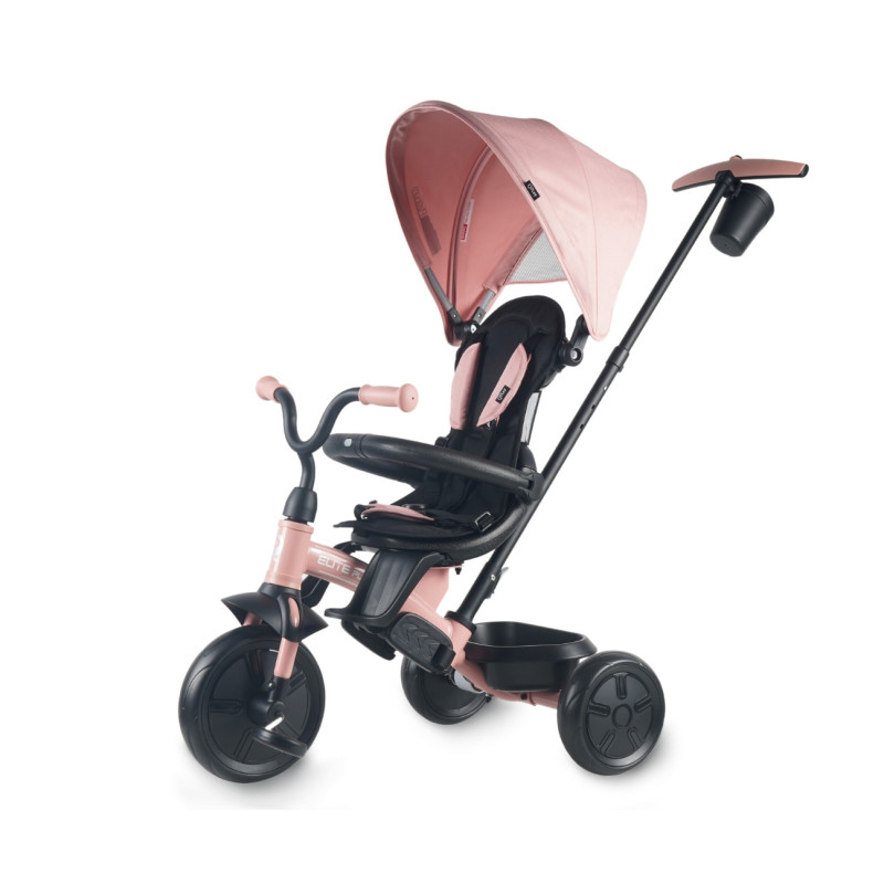 MILLY MALLY Qplay Rowerek trójkołowy Elite Platinum Pink