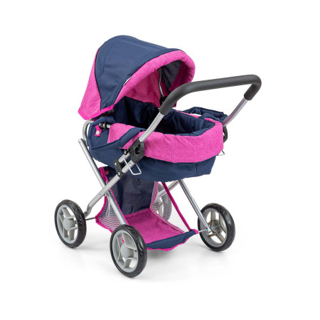 MILLY MALLY Wózek dla lalek Alice Prestige Navy