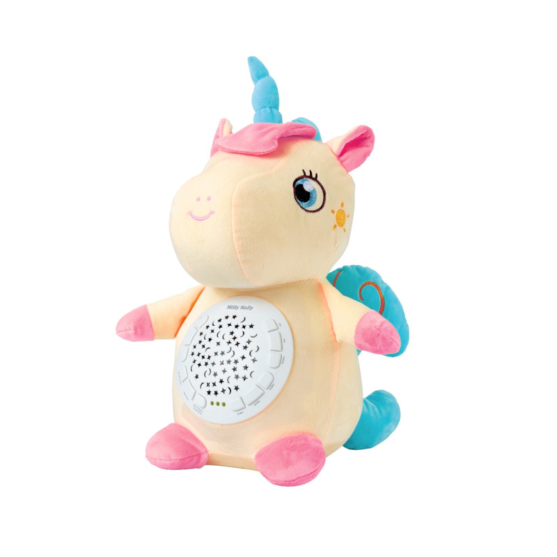 MILLY MALLY Zabawka pluszowa z projektorem Milly Unicorn