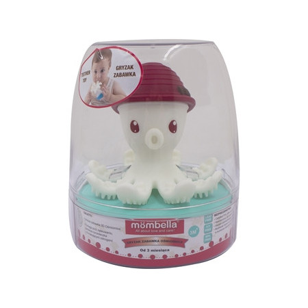 Mombella 8121 Gryzak zabawka Ośmiornica Chimney Red