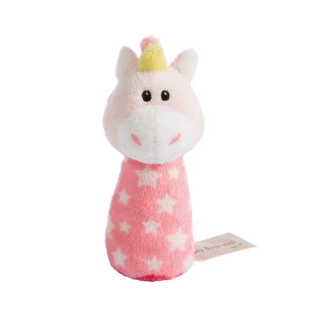 NICI 43702 Mini przytulanka z grzechotką Jednorożec i Smok 12cm. PROMOCJA!