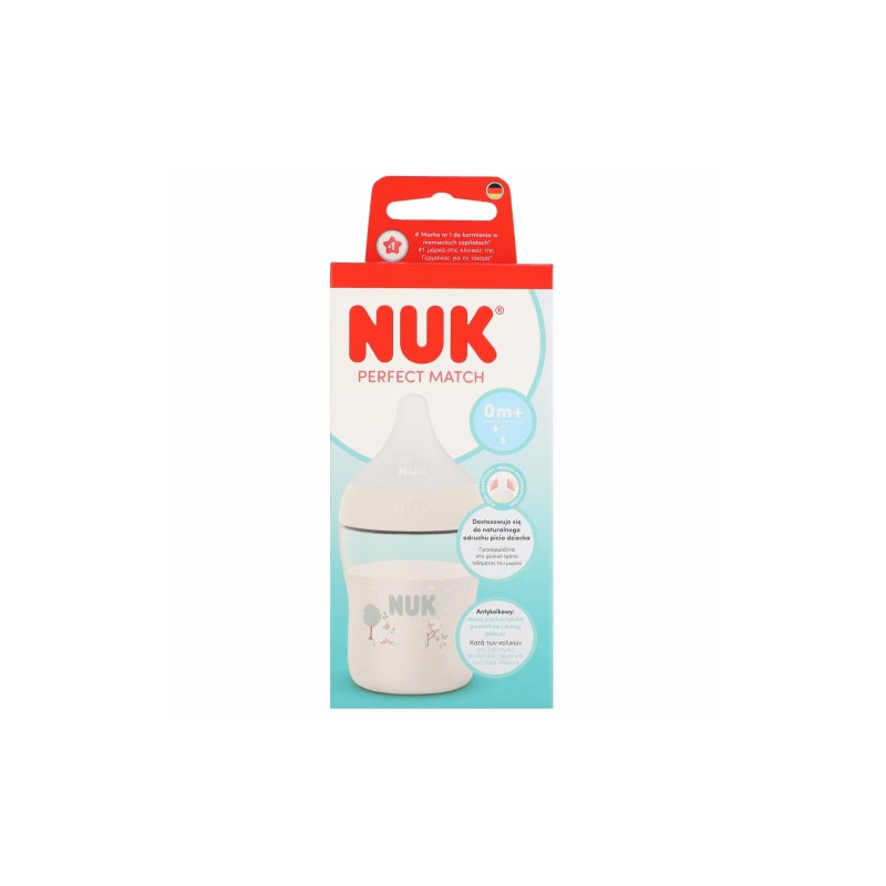 NUK 215409 Butelka 150ml PP silikonowy smoczek OWCA