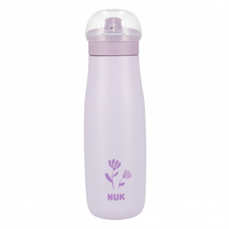 NUK 225329 Kubek ze stali nierdzewnej 500ml Mini +12m kwiat