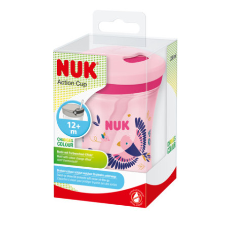 NUK 255574 Kubek niekapek EVOLUTION ACTION CUP 230 ml 12+ KAMELEON