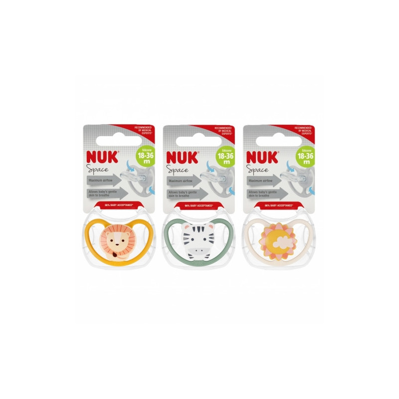 NUK 739479 Smoczek uspokajający 18-36 m SPACE