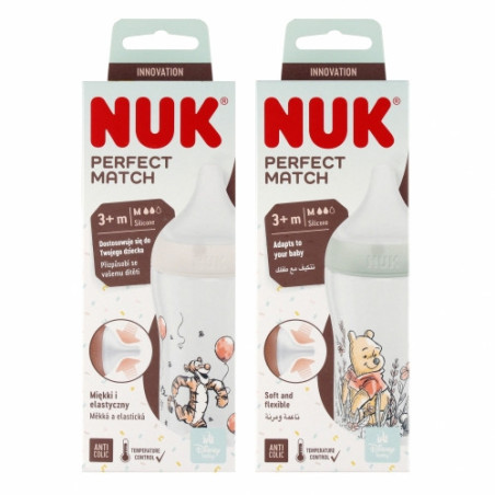 NUK 742027 Butelka silikonowa KUBUŚ PUCHATEK 260ml