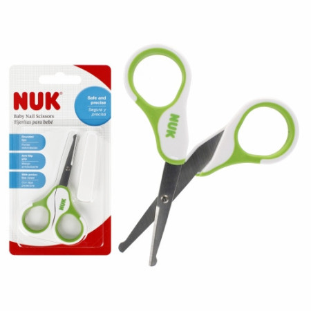 NUK 750430 Nożyczki dla niemowląt zielone 528568