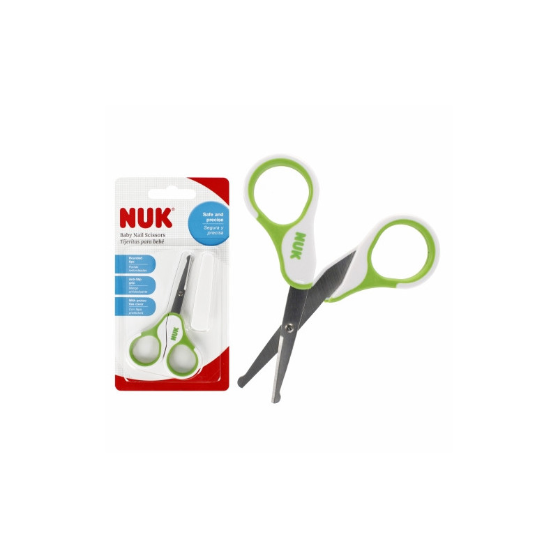 NUK 750430 Nożyczki dla niemowląt zielone 528568