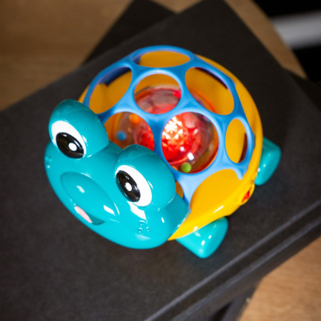 OBALL 16766-6 Zabawka samochód z grzechotką Curious Car Neptune żółw