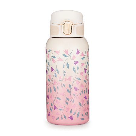 PETITE&MARS 151382 Butelka termiczna ze stali nierdzewnej z ustnikiem 500ml różowy
