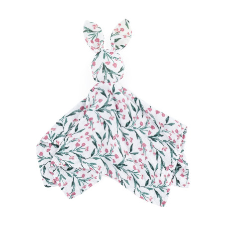 PETITE&MARS 416364 Bambusowa muślinowa przytulanka Hugo Pink Meadow