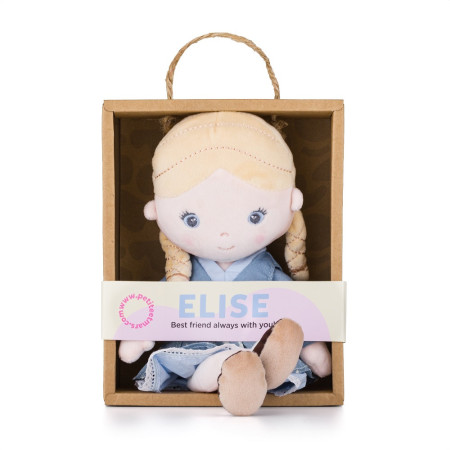 PETITE&MARS 622748 Pluszowa laleczka Elise 0+ 35 cm