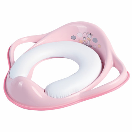 MALTEX Miękka nakładka na sedes Zebra /róż