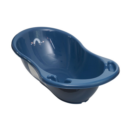TEGA ME-004 ODPŁYW-164 Wanna 86 cm METEO z odpływem granatowy