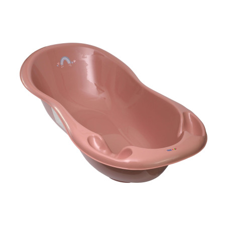 TEGA ME-005 ODPŁYW-123 Wanna 102 cm LUX METEO z odpływem różowy