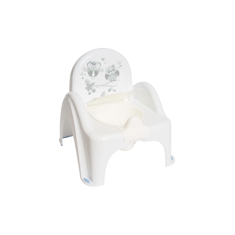 TEGA SO-010-103 Nocnik krzesełko Sowa biały