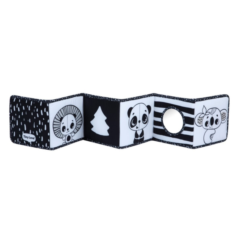 TINY LOVE TL11189000 Moja pierwsza książeczka edukacyjna DECOR czarno/biała