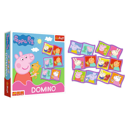 TREFL 02066 Gra Domino Świnka Peppa