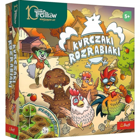 TREFL 03073 Gra Kurczaki Rozrabiaki / Rodzina Treflików
