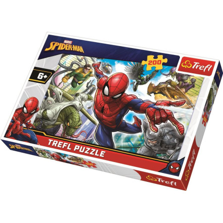 TREFL 13235 Puzzle 200 Urodzony bohater / Disney Marvel Spiderman