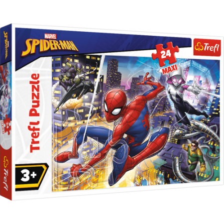 TREFL 14289 Puzzle 24 MAXI Nieustraszony Spider-Man*