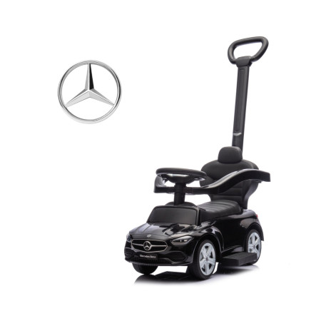 MILLY MALLY 6107 Pojazd z rączką Mercedes C-Class Black