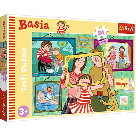 TREFL 14347 Puzzle 24 MAXI Basia i jej dzień
