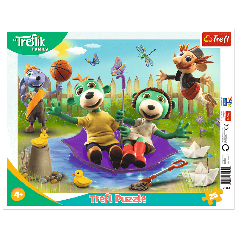 TREFL 31364 Puzzle 25 Ramkowe - Pomysłowe Trefliki