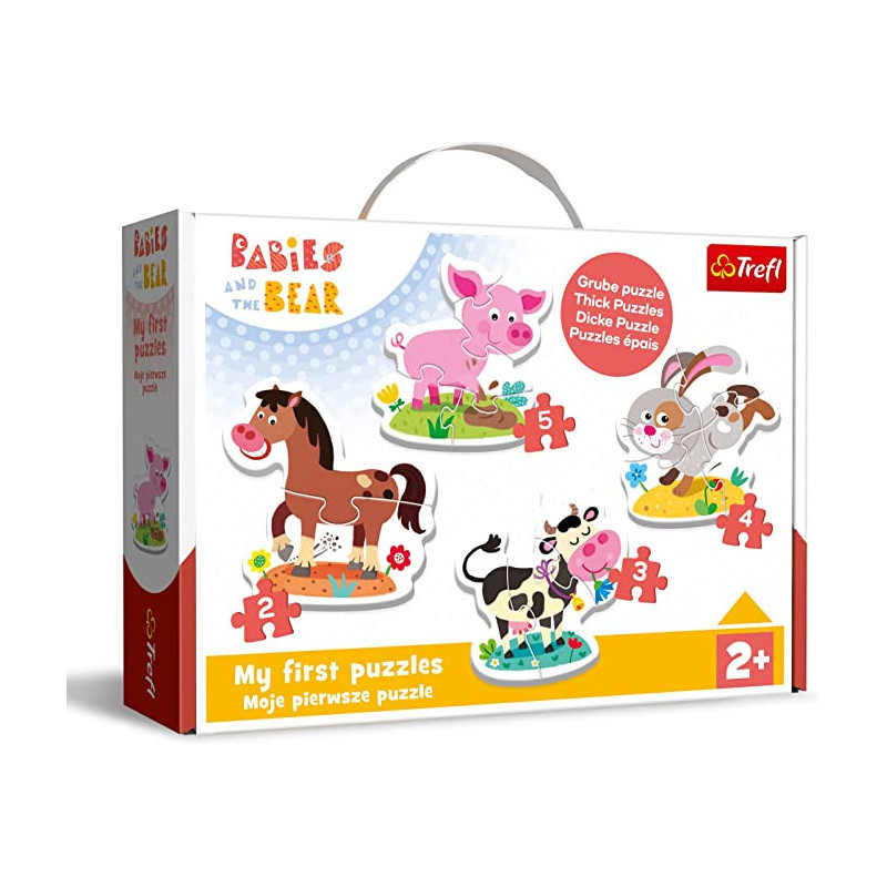 TREFL 36127 BABIES & BEAR Na farmie
