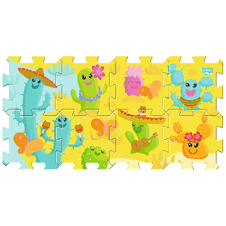TREFL 61265 Układanka Puzzlopianka Kaktusiaki Śpiewaki