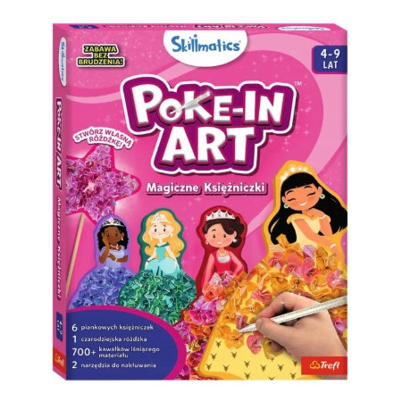 TREFL 62611 Skillmatics Poke-In Art Magiczne Księżniczki