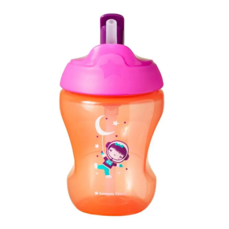 TT 447154 Kubek niekapek ze słomką girl 7m+ 230ml