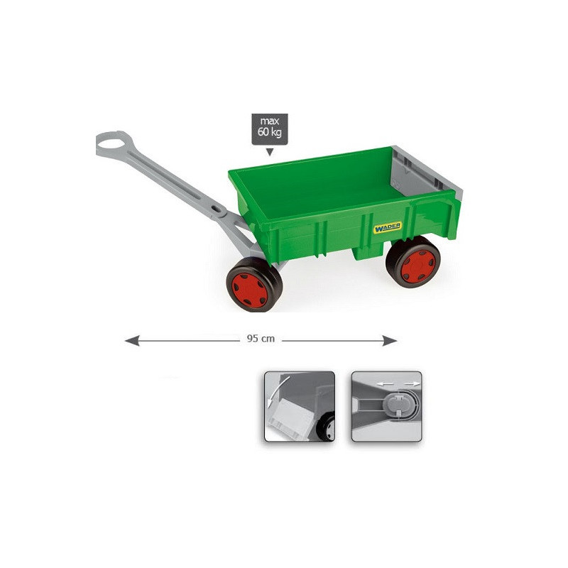 WADER 10915 Gigant - Truck Wózek Przyczepa Farmera