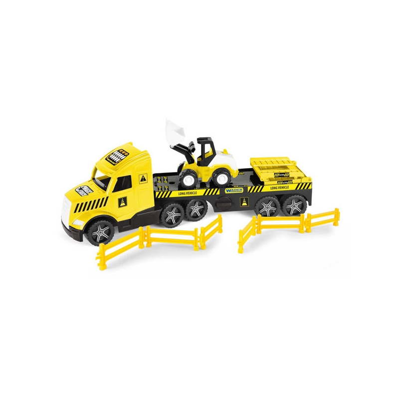 WADER 36431 Magic Truck Technic laweta ze spychaczem