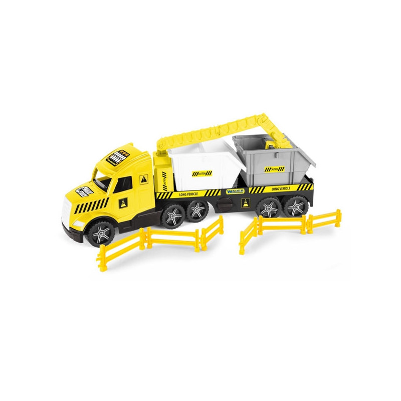 WADER 36471 Magic Truck Technik laweta z kontenerami