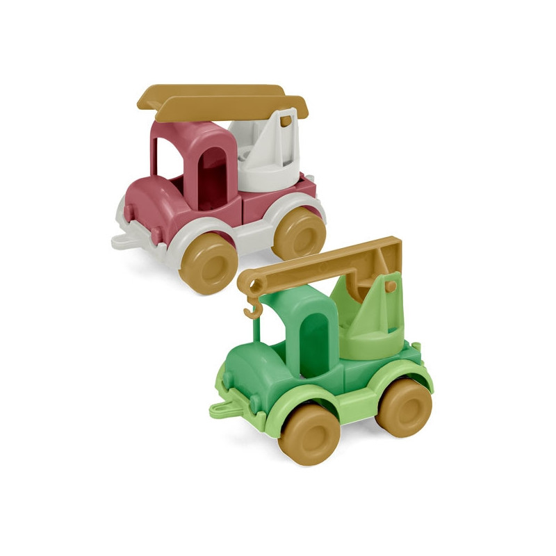 WADER 43100 RePlay Kid cars straż pożarna i dźwig zestaw