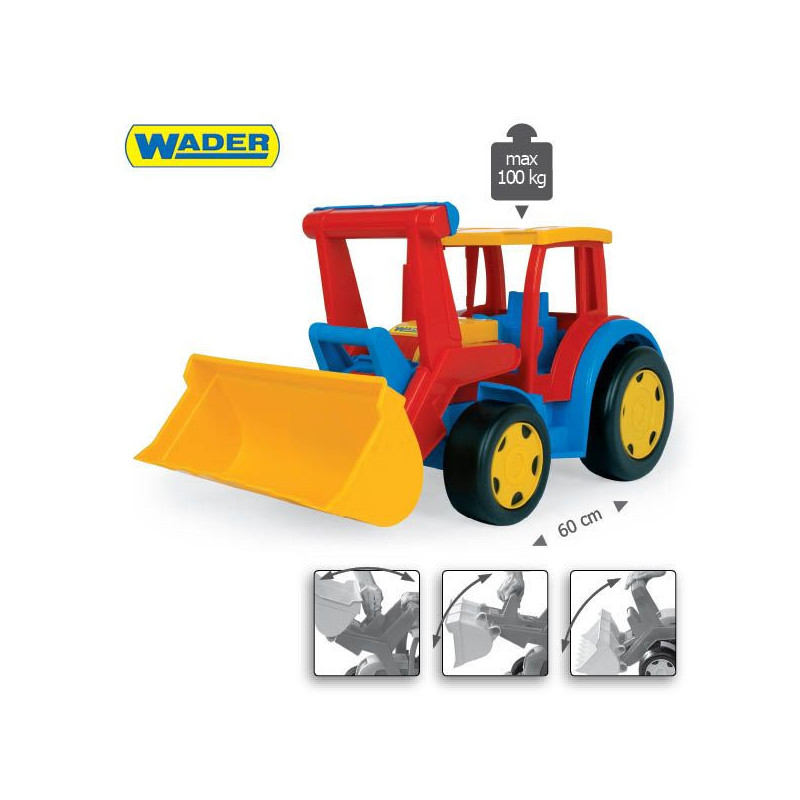 WADER 66000 Gigant - Traktor Spychacz