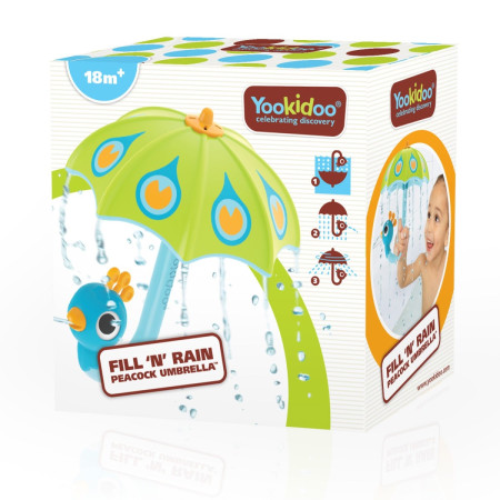 YOOKIDOO 40323 Parasolka Paw - zielona